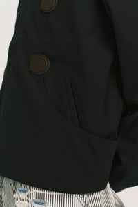 ELMER DUFFLE JACKET DEPTH BLUE