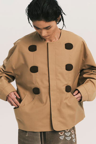 ELMER DUFFLE JACKET SCOUT KHAKI