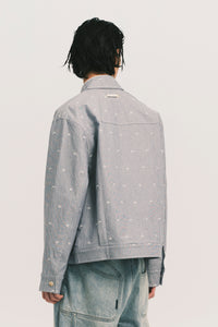 ANCOR SHAWL JACKET WATER STRIPE