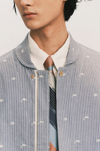 ANCOR SHAWL JACKET WATER STRIPE
