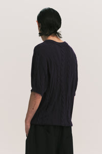 PIZZA SS SWEATER DEPTH BLUE