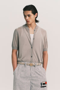 80'S TIGHT WARM-UP SWEATER SLATE GREY