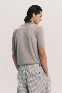 80'S TIGHT WARM-UP SWEATER SLATE GREY