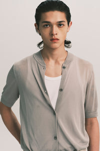 80'S TIGHT WARM-UP SWEATER SLATE GREY