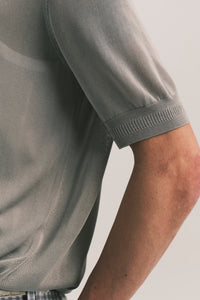 80'S TIGHT WARM-UP SWEATER SLATE GREY