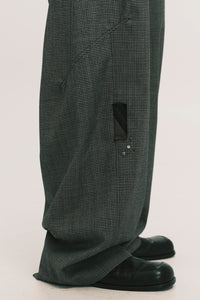 LANKA PLEATED WIDE TROUSERS PLUME GREY