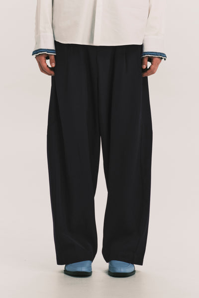 FOLDING STRAIGHT LEG PANTS DEPTH BLUE (NAMESAKE EXCLUSIVE)