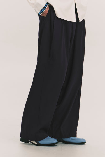 FOLDING STRAIGHT LEG PANTS DEPTH BLUE (NAMESAKE EXCLUSIVE)