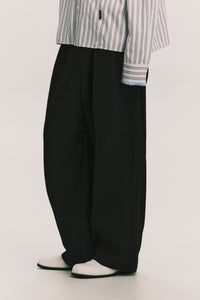 FOLDING STRAIGHT LEG PANTS EUPHORIC BLACK (NAMESAKE EXCLUSIVE)