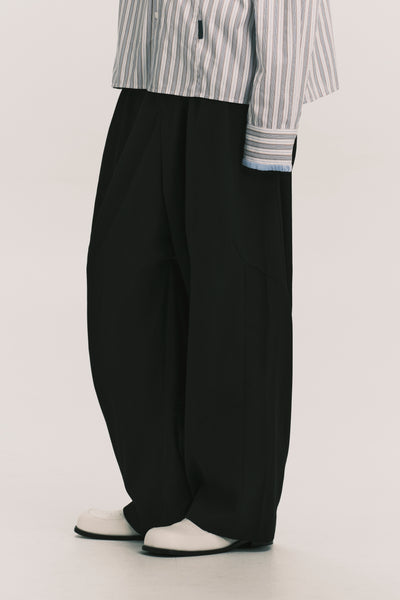 FOLDING STRAIGHT LEG PANTS EUPHORIC BLACK (NAMESAKE EXCLUSIVE)