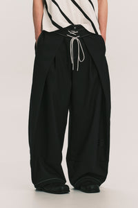 FOLDING WIDE SWIM TROUSERS EUPHORIC BLACK