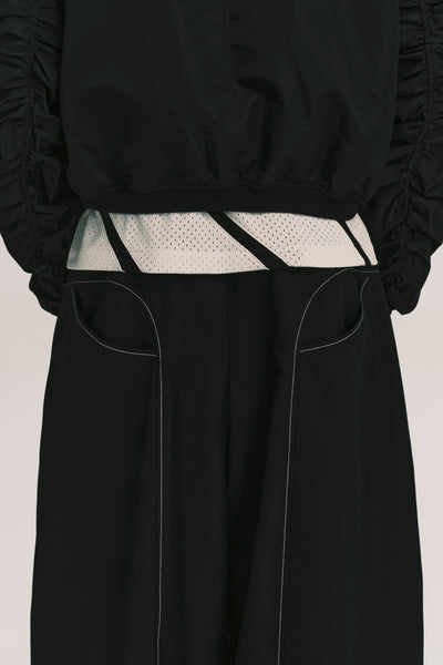 FOLDING WIDE SWIM TROUSERS EUPHORIC BLACK