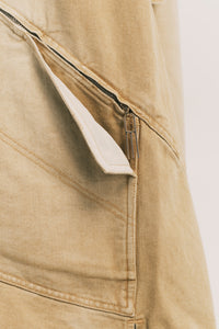 BECKHAM CARGO DENIM SHORTS COKE TAN