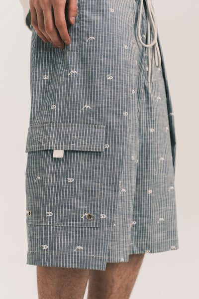 LAUREN SWIMTRUNK SHORTS WATER STRIPE