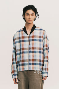 N-CREW FLIGHT SHIRT JACKET GRAND PLAID
