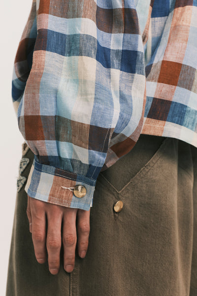 N-CREW FLIGHT SHIRT JACKET GRAND PLAID