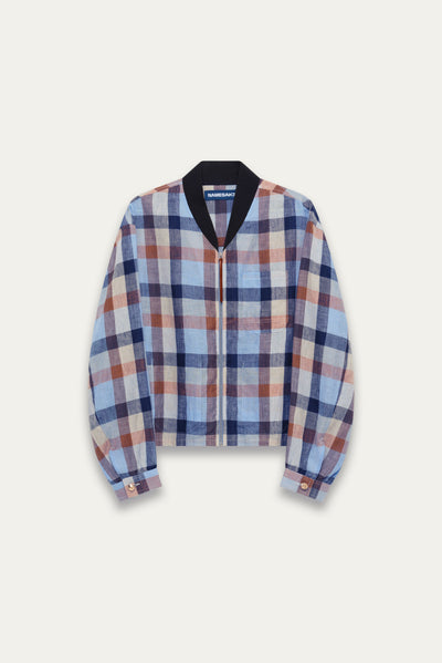 N-CREW FLIGHT SHIRT JACKET GRAND PLAID