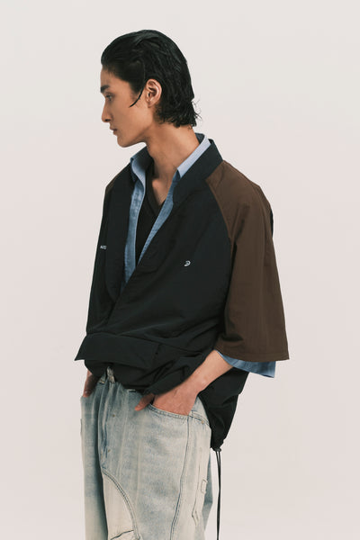 LUCIEN SS PULLOVER DEPTH BLUE