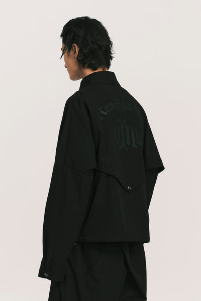 DAVID TRACK JACKET EUPHORIC BLACK