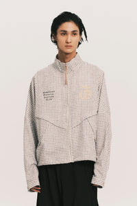 DAVID TRACK JACKET RECYCLE PLAID