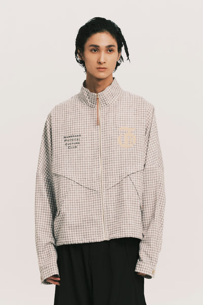 DAVID TRACK JACKET RECYCLE PLAID