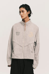 DAVID TRACK JACKET RECYCLE PLAID