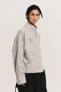 DAVID TRACK JACKET RECYCLE PLAID