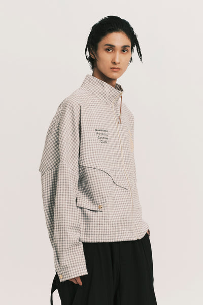 DAVID TRACK JACKET RECYCLE PLAID