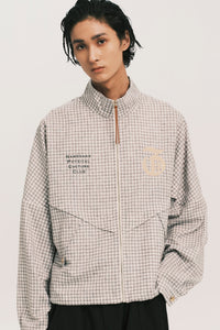 DAVID TRACK JACKET RECYCLE PLAID