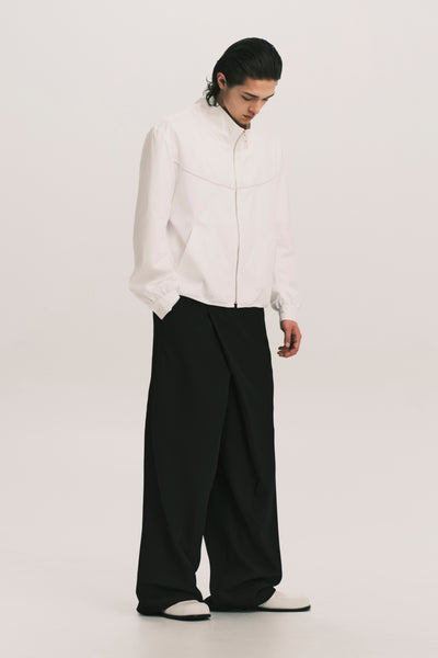 N-CREW TRACK SHIRT JACKET FREE WHITE (NAMESAKE EXCLUSIVE)