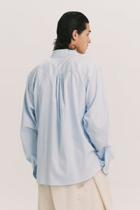 PASSA RIPPLE MOTION SHIRT CERILEAN STRIPE