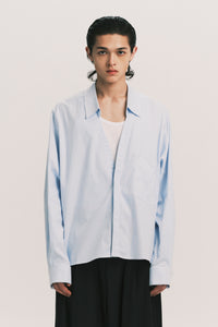 TODD REGULAR LS SHIRT CERILEAN STRIPE (NAMESAKE EXCLUSIVE)