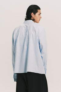 TODD REGULAR LS SHIRT CERILEAN STRIPE (NAMESAKE EXCLUSIVE)