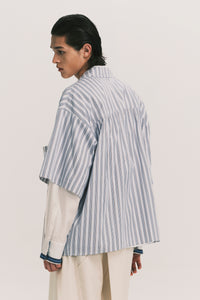 VACAE SS SHIRT ASHEN BLUE