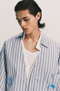 VACAE SS SHIRT ASHEN BLUE