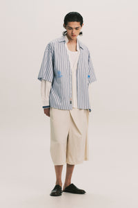 VACAE SS SHIRT ASHEN BLUE