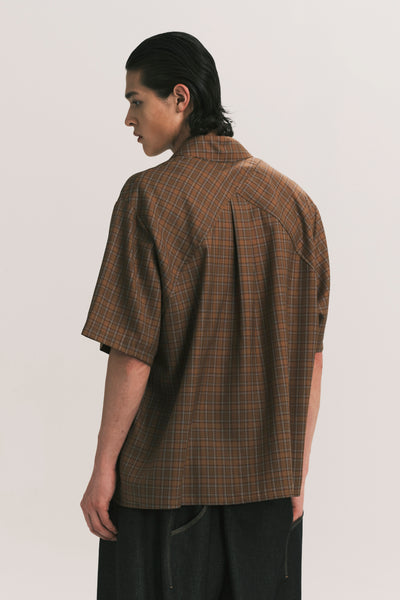 1900 BASIC SHIRT GRID BROWN (NAMESAKE EXCLUSIVE)