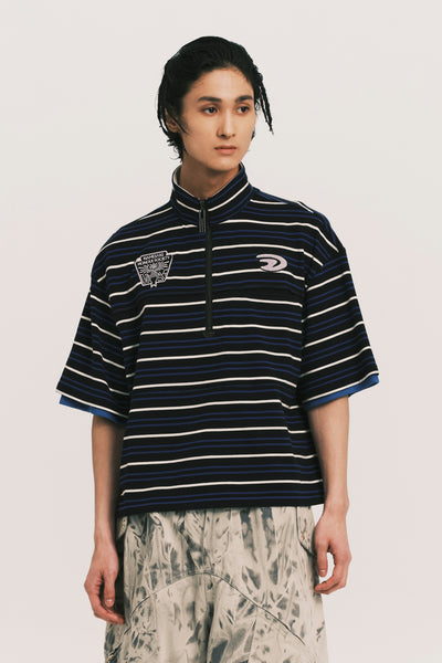BRAT SS POLO SHIRT NOIR TEMPO