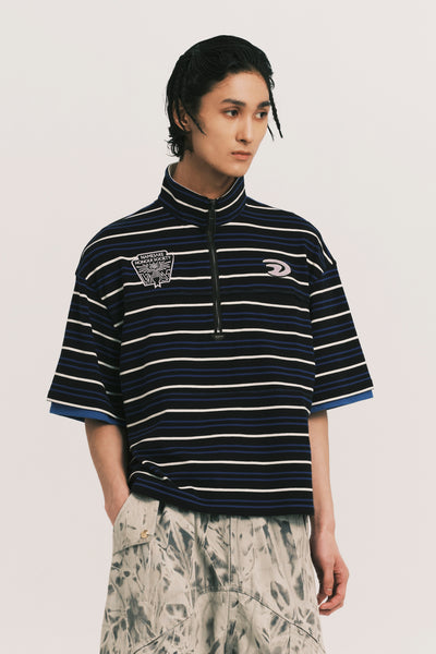 BRAT SS POLO SHIRT NOIR TEMPO