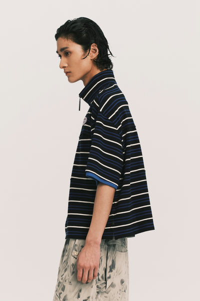 BRAT SS POLO SHIRT NOIR TEMPO