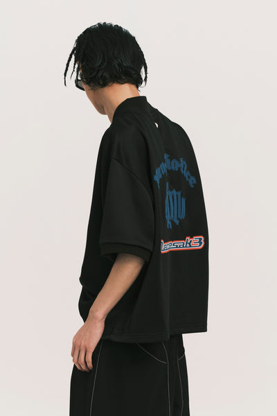 SPORTY GATEKEEPER TEE EUPHORIC BLACK
