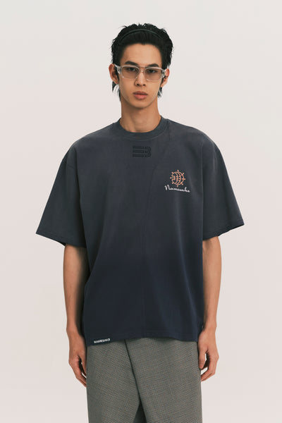 SAVA OVERSIZED PLAYGROUND TEE DEPTH BLUE
