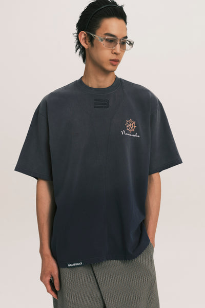 SAVA OVERSIZED PLAYGROUND TEE DEPTH BLUE