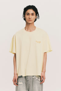 TOBI OVERSIZED SOUVENIR TEE SODA YELLOW