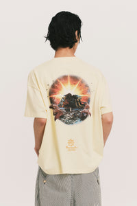 TOBI OVERSIZED SOUVENIR TEE SODA YELLOW