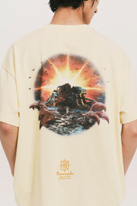 TOBI OVERSIZED SOUVENIR TEE SODA YELLOW