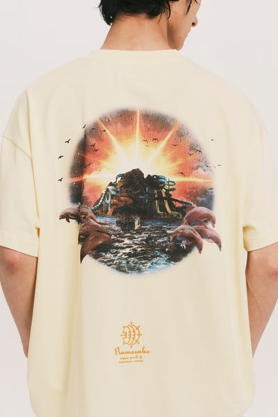 TOBI OVERSIZED SOUVENIR TEE SODA YELLOW