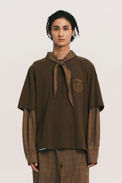ANDY DL SLEEVE TEE COCO BROWN (NAMESAKE EXCLUSIVE)