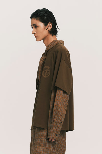 ANDY DL SLEEVE TEE COCO BROWN (NAMESAKE EXCLUSIVE)