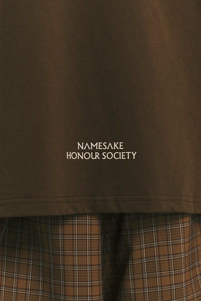 ANDY DL SLEEVE TEE COCO BROWN (NAMESAKE EXCLUSIVE)